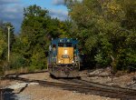 CSXT 6517 Leads L054 out of Rileys